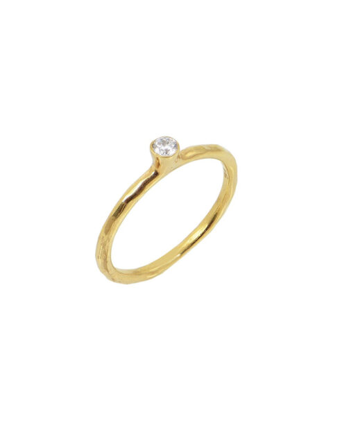 Luna Solitaire Ring