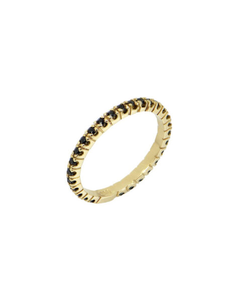 Oria Eternity ring in Yellow Black