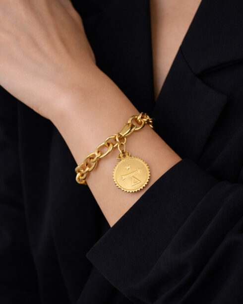 boston bracelet with medallion