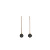 Angie pave long drop earrings