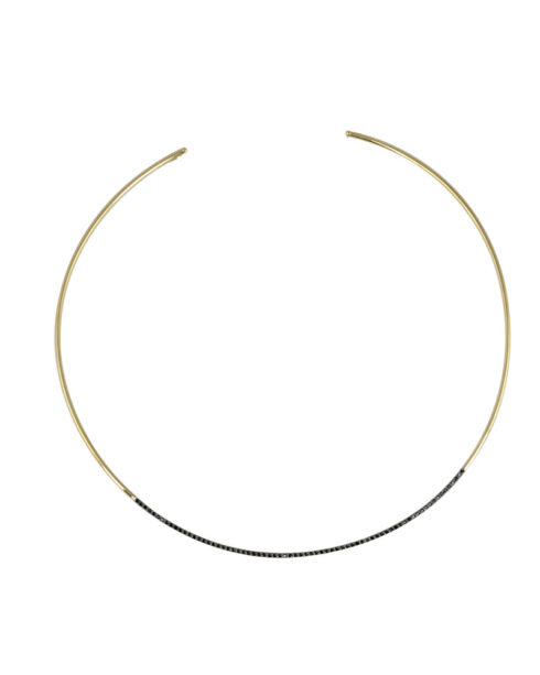 Moet Cuff Necklace 1 black
