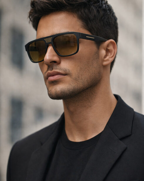 Tiger Sunglasses in Bronze.