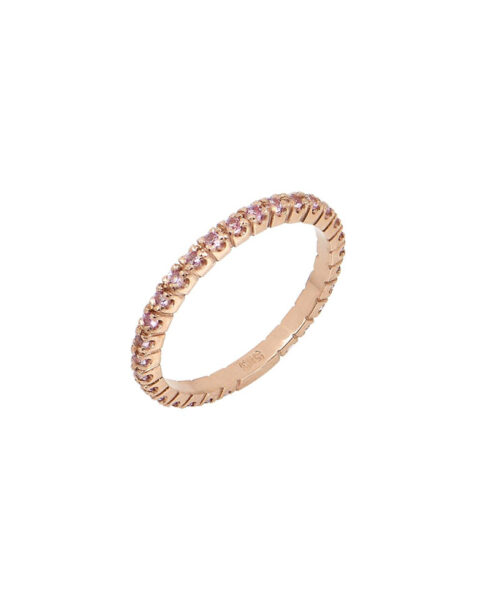Oria Eternity ring in Rose