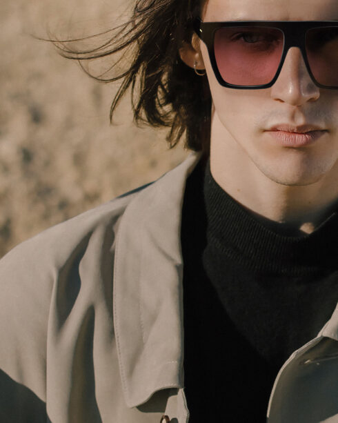 Men's Savanna Sunglasses in Black Red