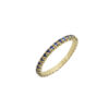 Oria Eternity ring in Yellow Blue