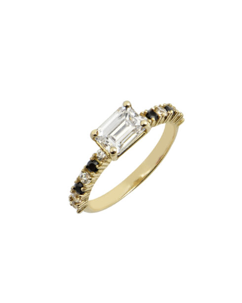 Tiffany Ring in Black