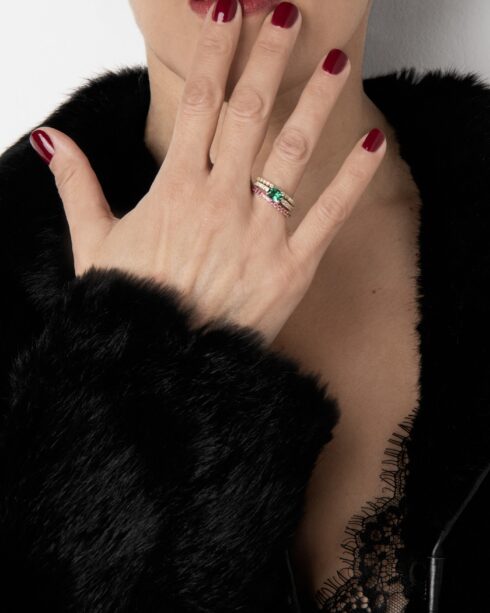 Tiffany Ring in Green