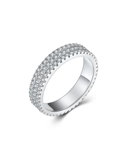 Luxury S925 Sterling Silver Zircon Ring for Women – Stardust Silver Ring by Maxdilon