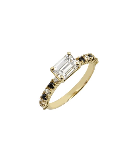 Tiffany Ring in Black